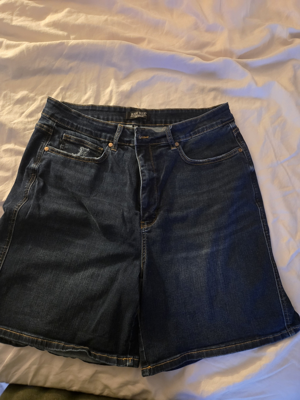 Judy Blue Indigo High-Rise Denim Shorts